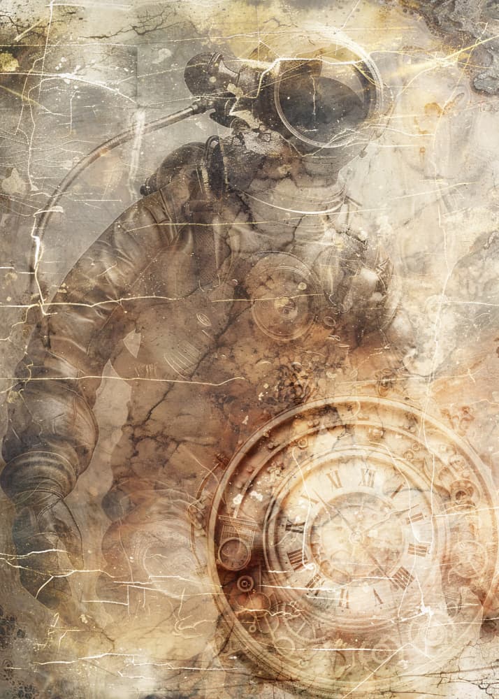 Steampunk Time Traveler by Rafal Kulik — canvas wall art