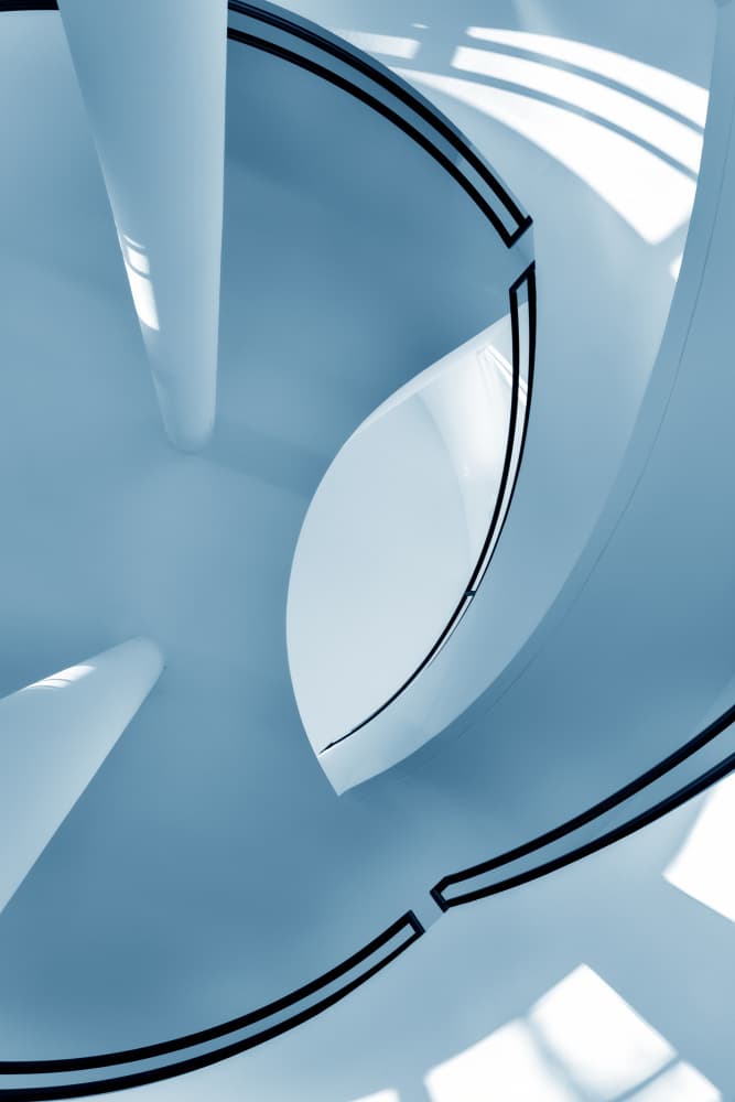 Abstract Architectural Curves by Roswitha Schleicher-Schwarz — canvas wall art