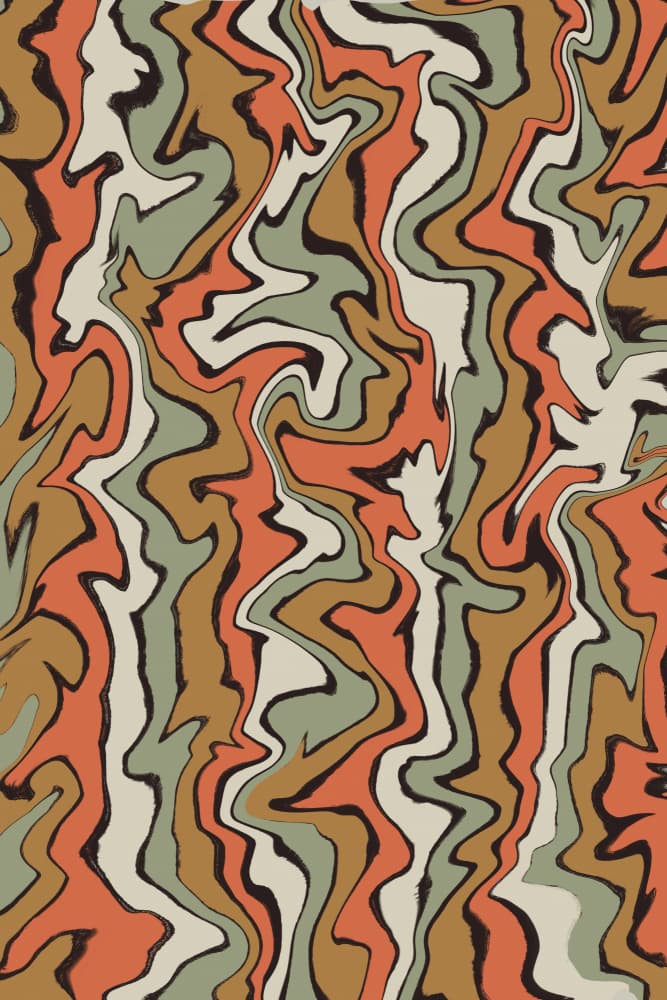 Flowing Earth Tones by Treechild — canvas wall art