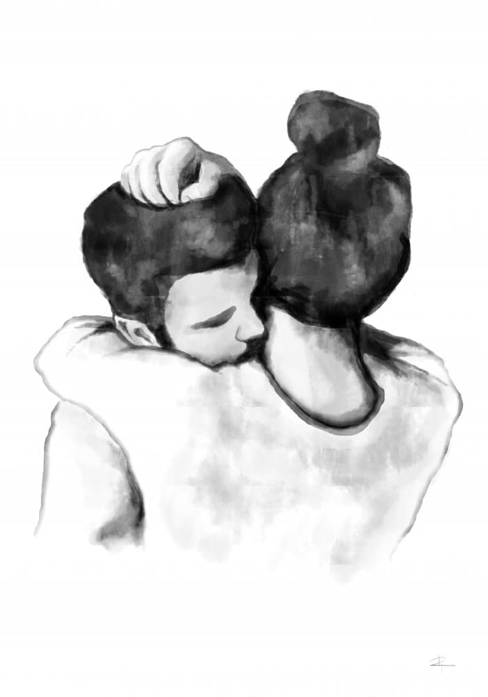 Loving Embrace by Pictufy Studio II — canvas wall art