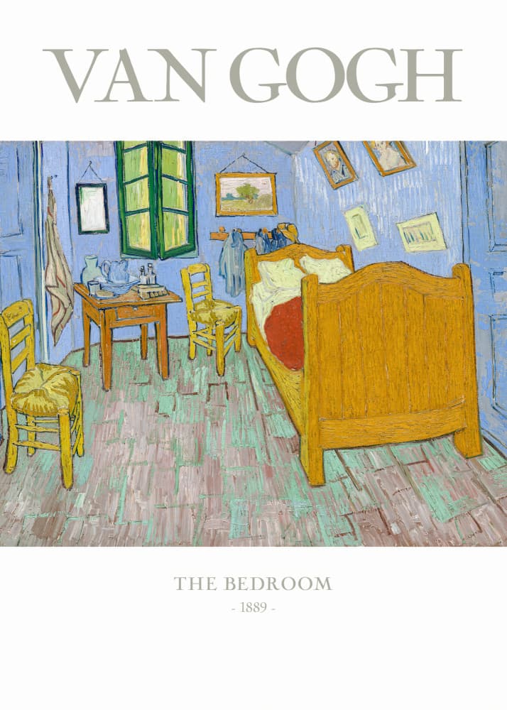 The Bedroom by Vincent Van Gogh — canvas wall art