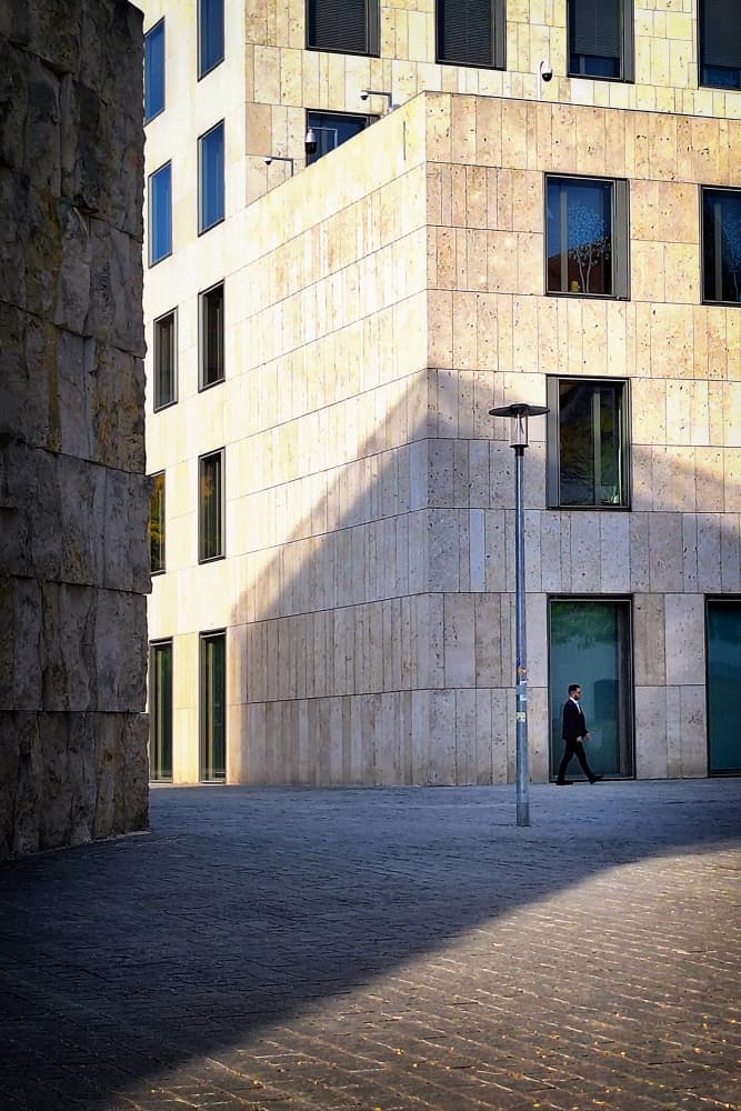 Urban Shadows Walk by Jurij Bizjak — canvas wall art