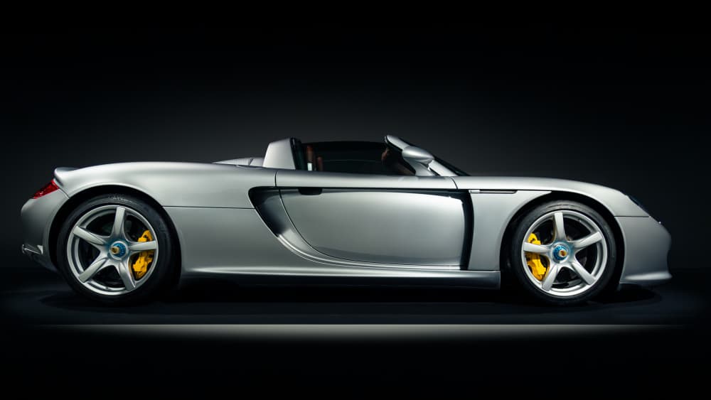 Elegant Silver Supercar by Alaa Nour — canvas wall art