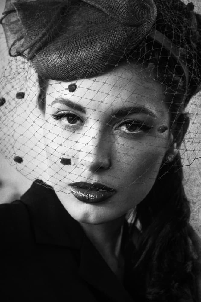Classic Veiled Gaze by Anthony Skip — canvas wall art