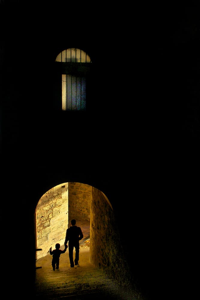 Father Son Journey by Emine Basa — canvas wall art