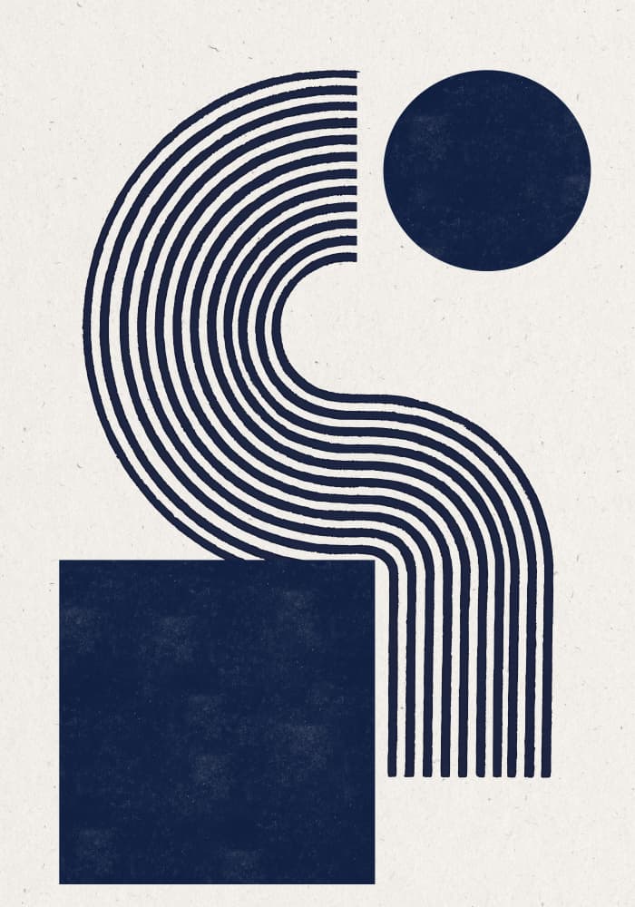 Modern Objects No. 9 by THE MIUUS STUDIO — canvas wall art