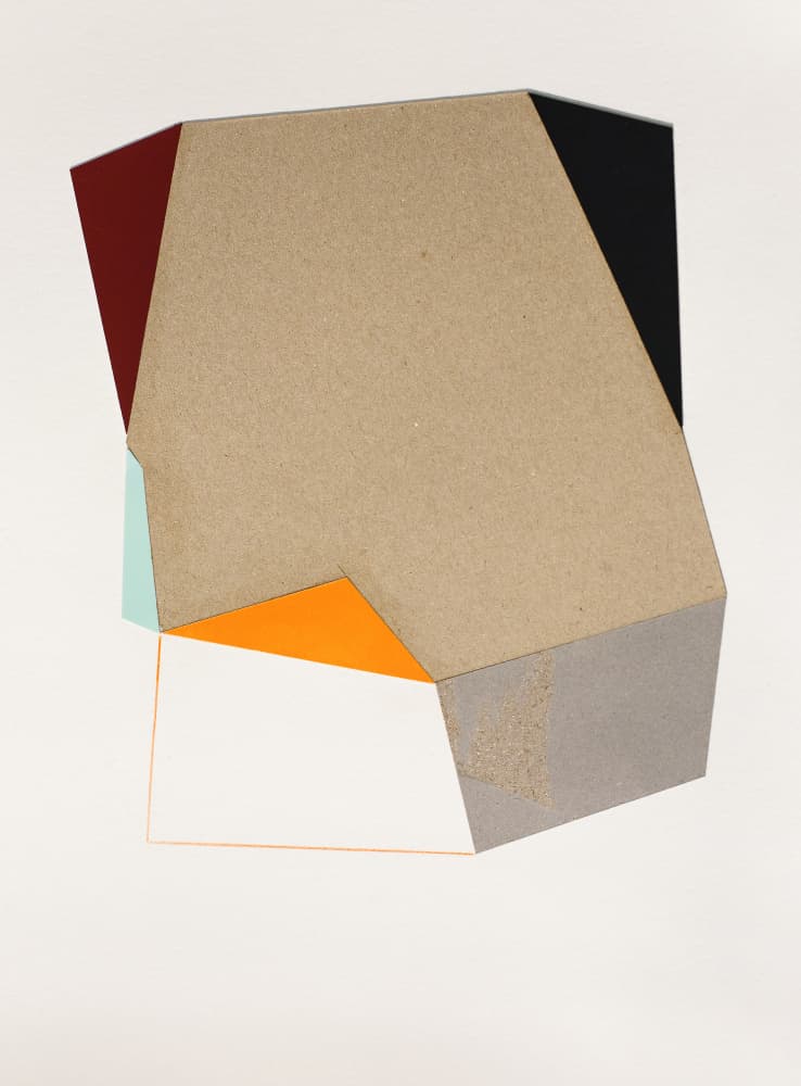 Geometric Color Blocks by Ildefonso Martín — canvas wall art