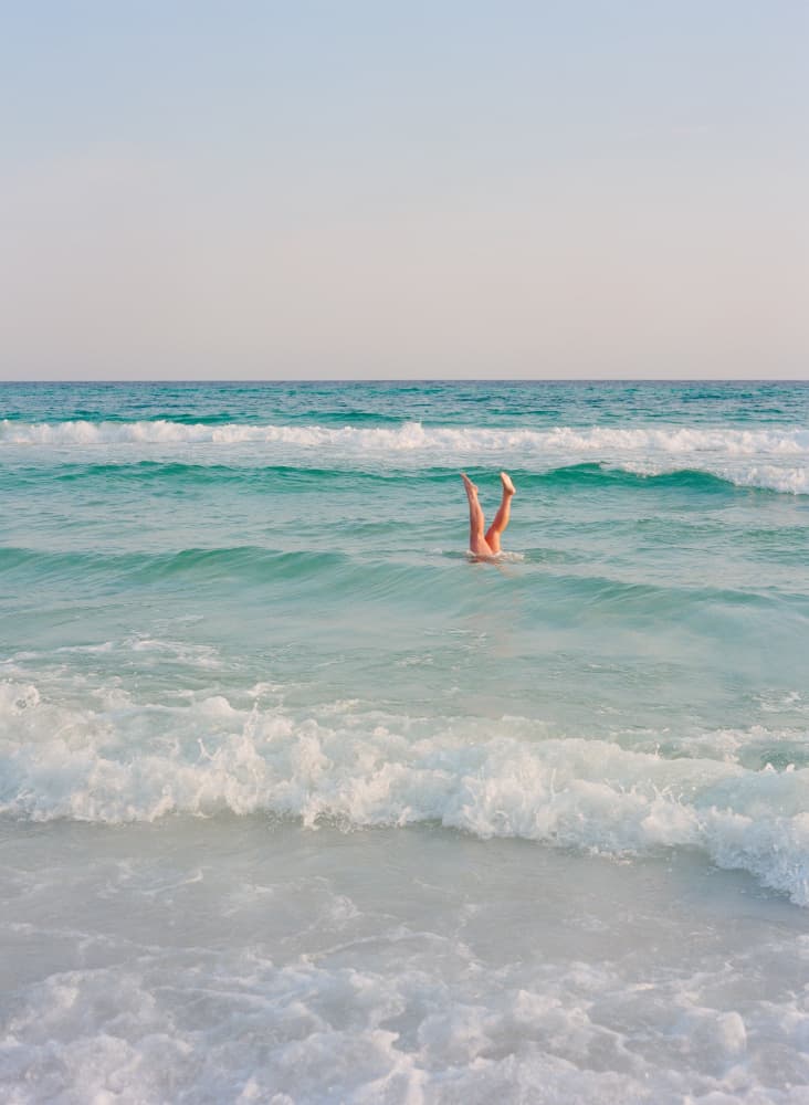 Carefree Ocean Legs by Bethany Young — canvas wall art
