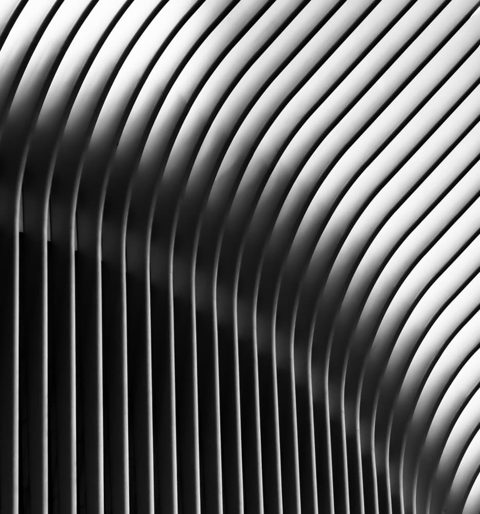 Curved Architectural Forms by Andrea Nero — canvas wall art