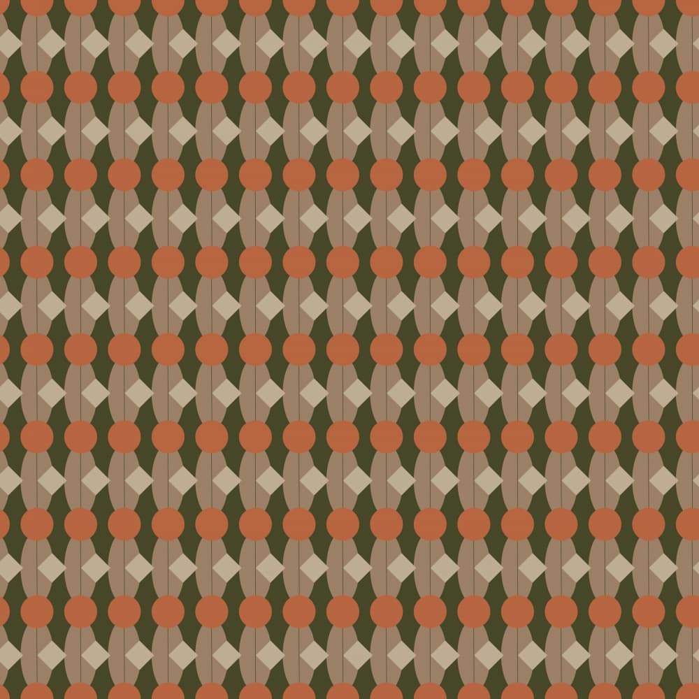 Retro Interlocking Pattern