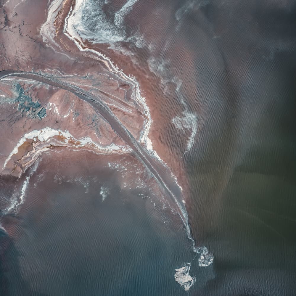 Abstract Earth Patterns by Aidong Ning — canvas wall art