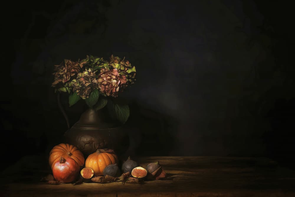Rustic Autumn Still Life by Saskia Dingemans — canvas wall art