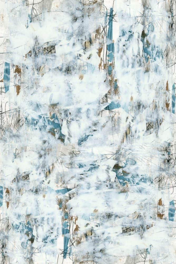 Textured Abstract Blue by cartissi — canvas wall art
