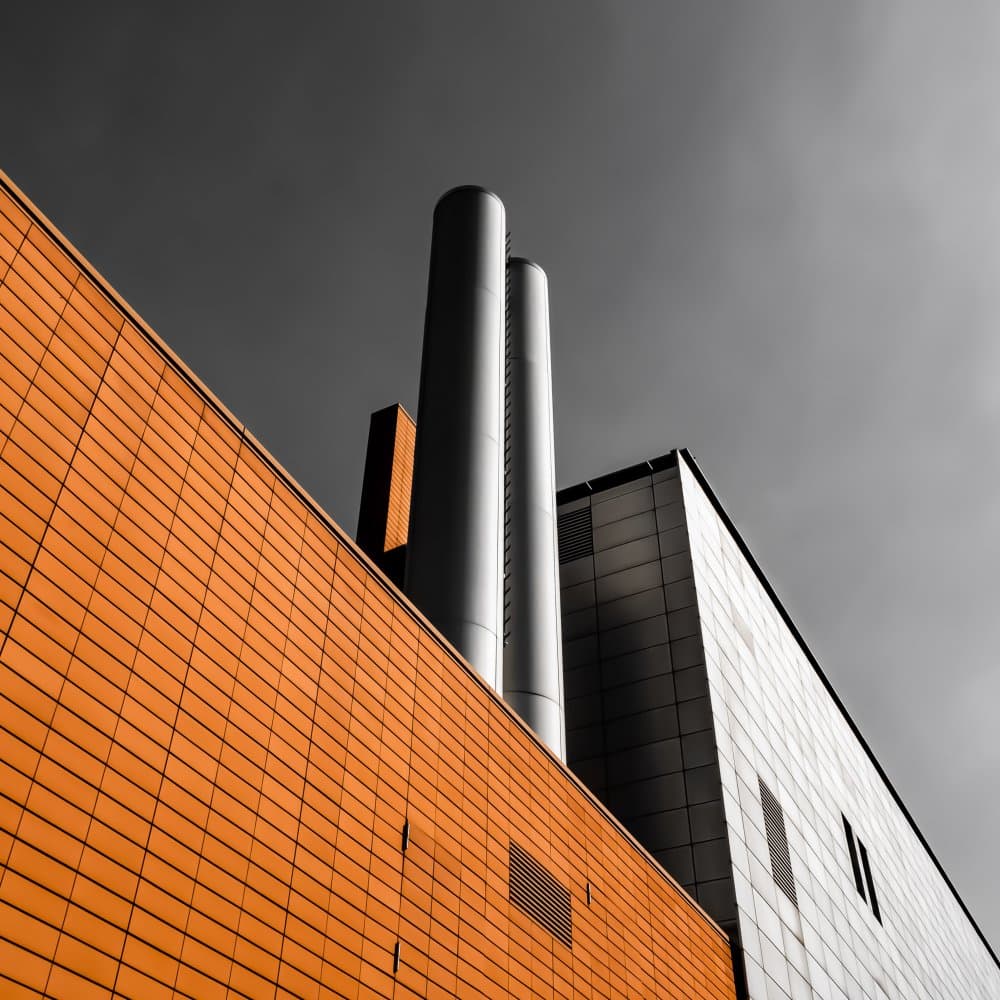 vent stack (ventilation chimney) by Markus Auerbach — canvas wall art