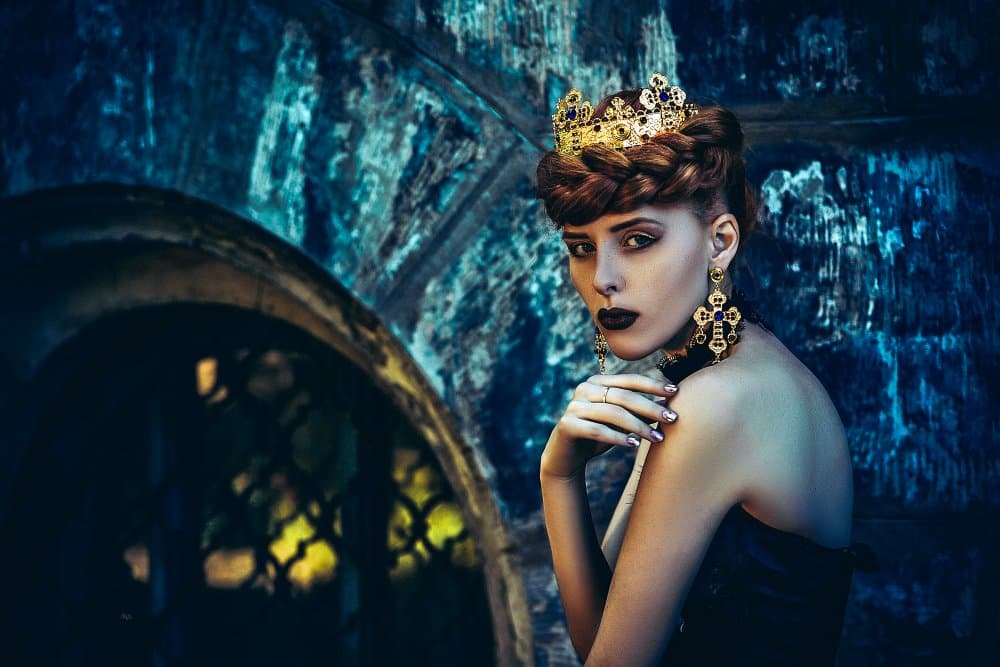 Gothic Queen Portrait by Ruslan Bolgov — canvas wall art