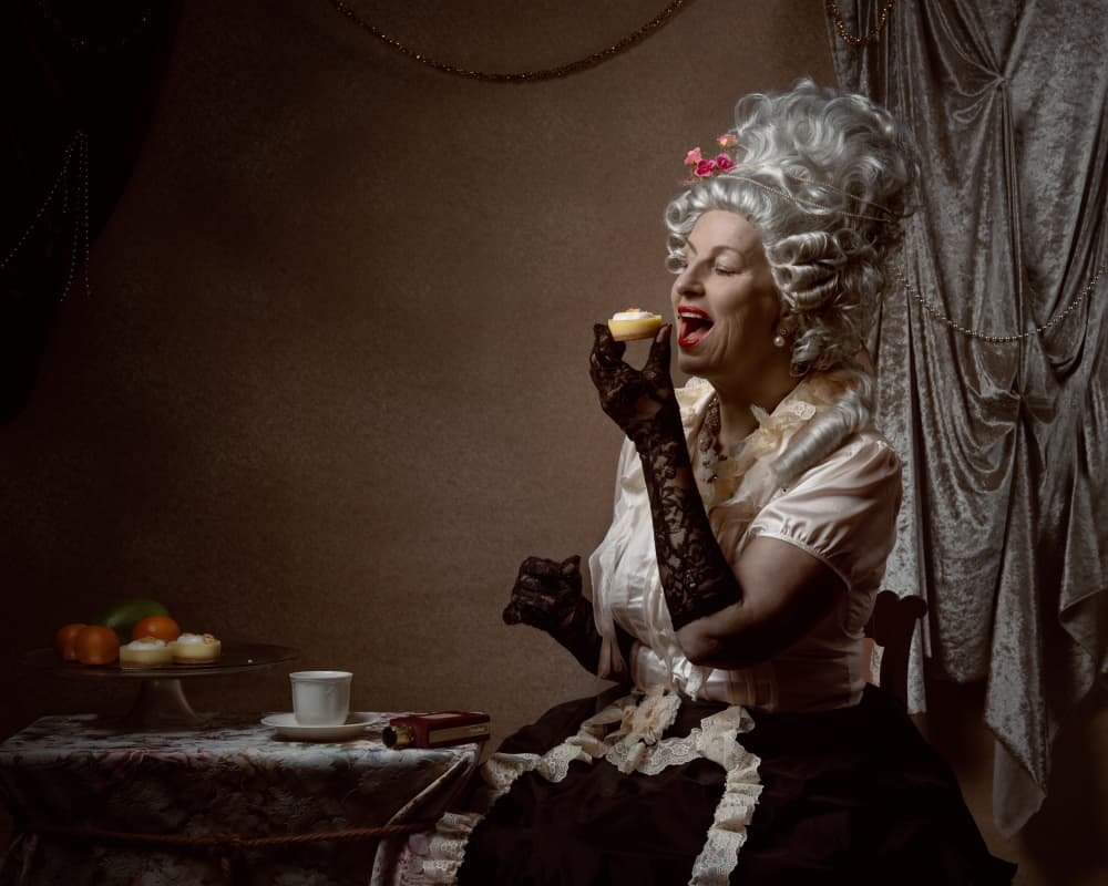 Rococo Dessert Indulgence by Ineke Mighorst — canvas wall art