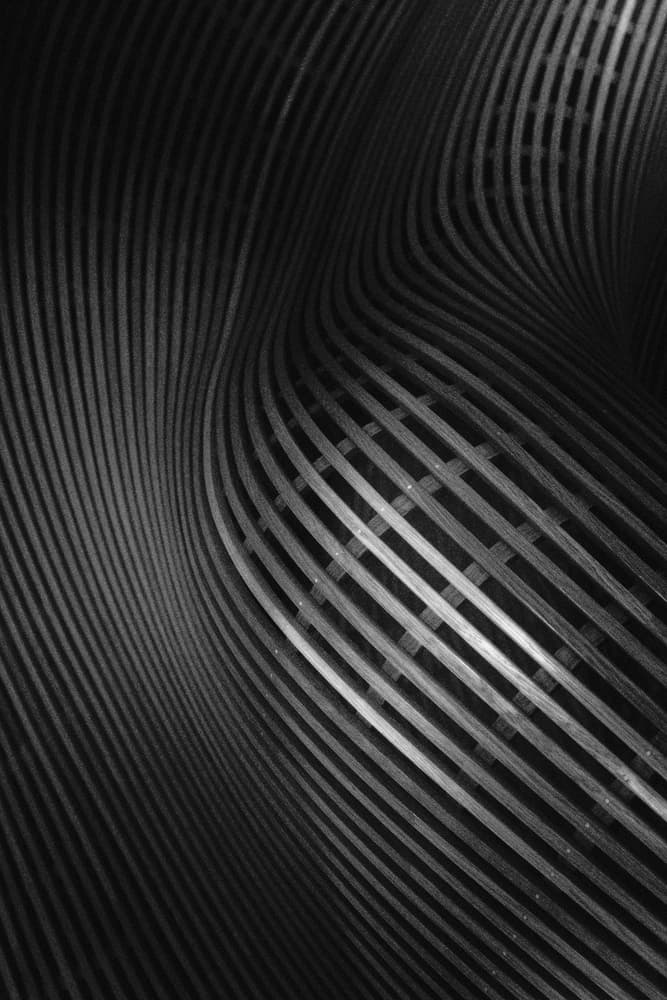 Rhythmic Curves Pattern by Olavo Azevedo — canvas wall art