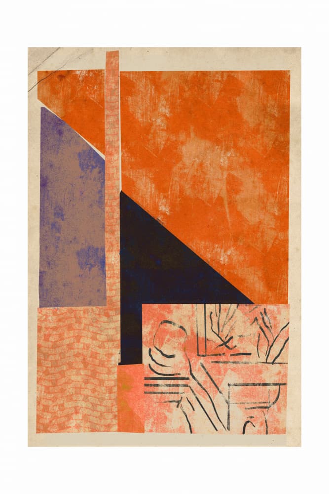 Geometric Hues by Treechild — canvas wall art
