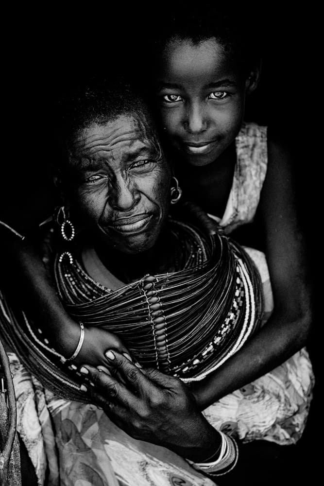 African Family Bond by Vedran Vidak — canvas wall art