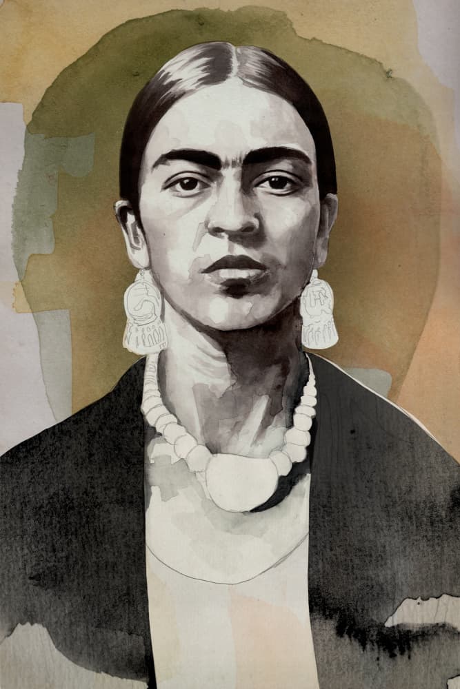Iconic Woman Portrait by David Diehl — canvas wall art