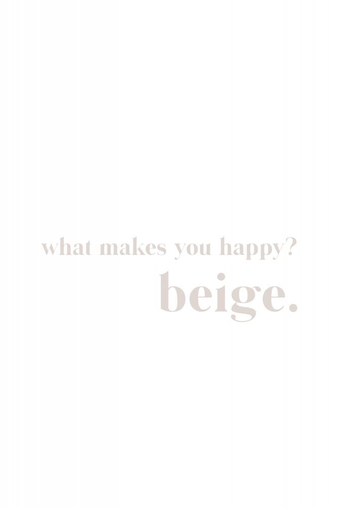 Beige Bliss Inquiry by uplusmestudio — canvas wall art