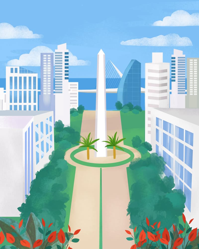 Buenos Aires by Petra Lizde — canvas wall art