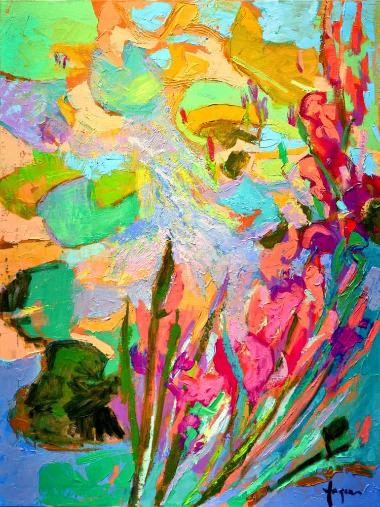 Vibrant Garden Bliss by Dorothy Fagan — canvas wall art