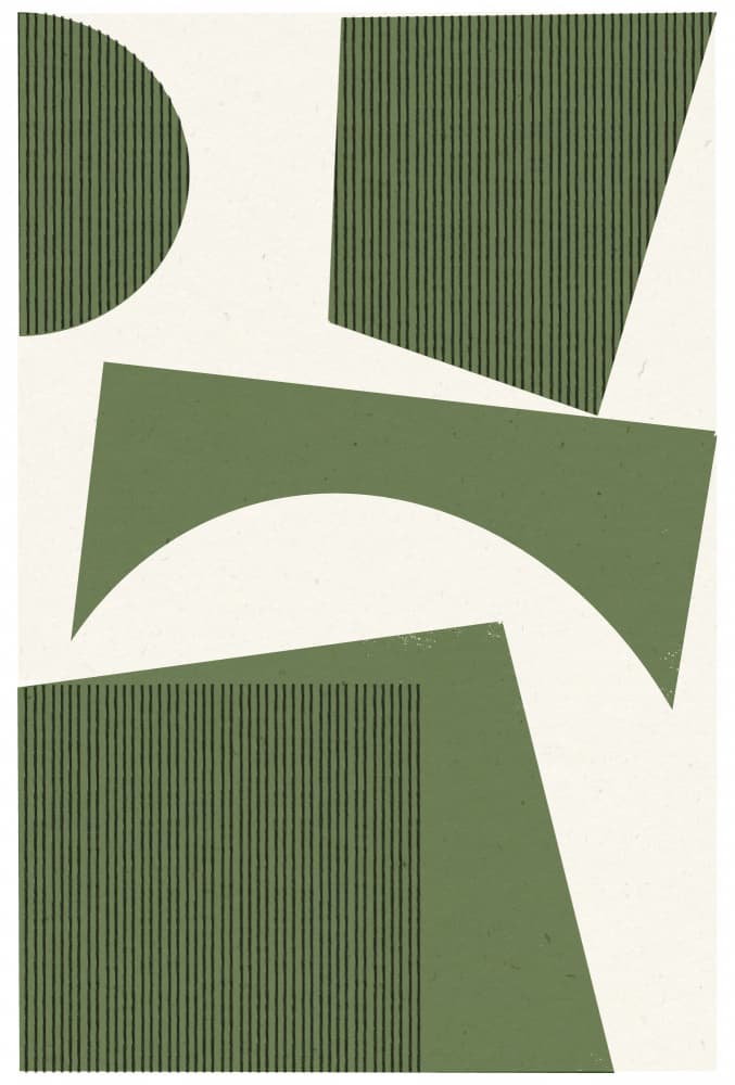 Geometric Harmony by THE MIUUS STUDIO — canvas wall art