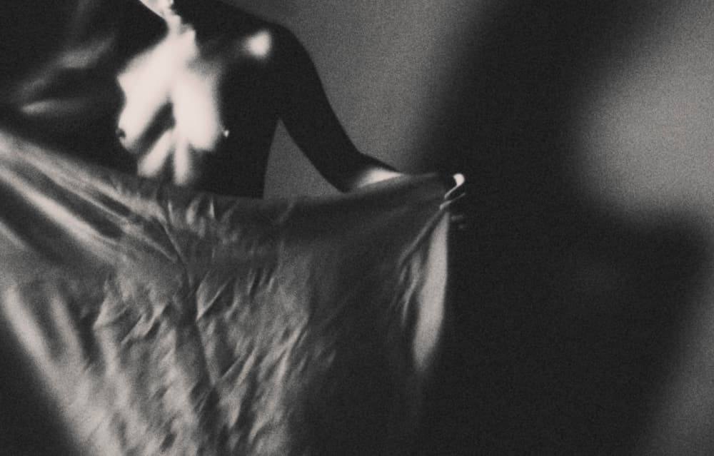 Draped Female Form by Bogdan Bouşcă — canvas wall art