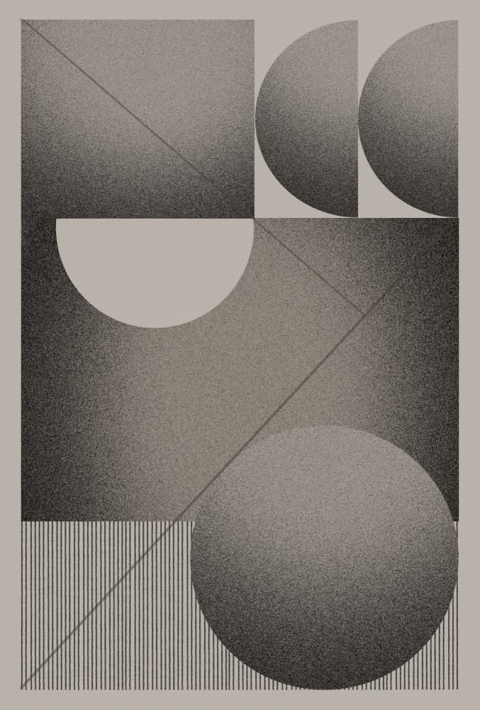 Geometric Harmony by THE MIUUS STUDIO — canvas wall art