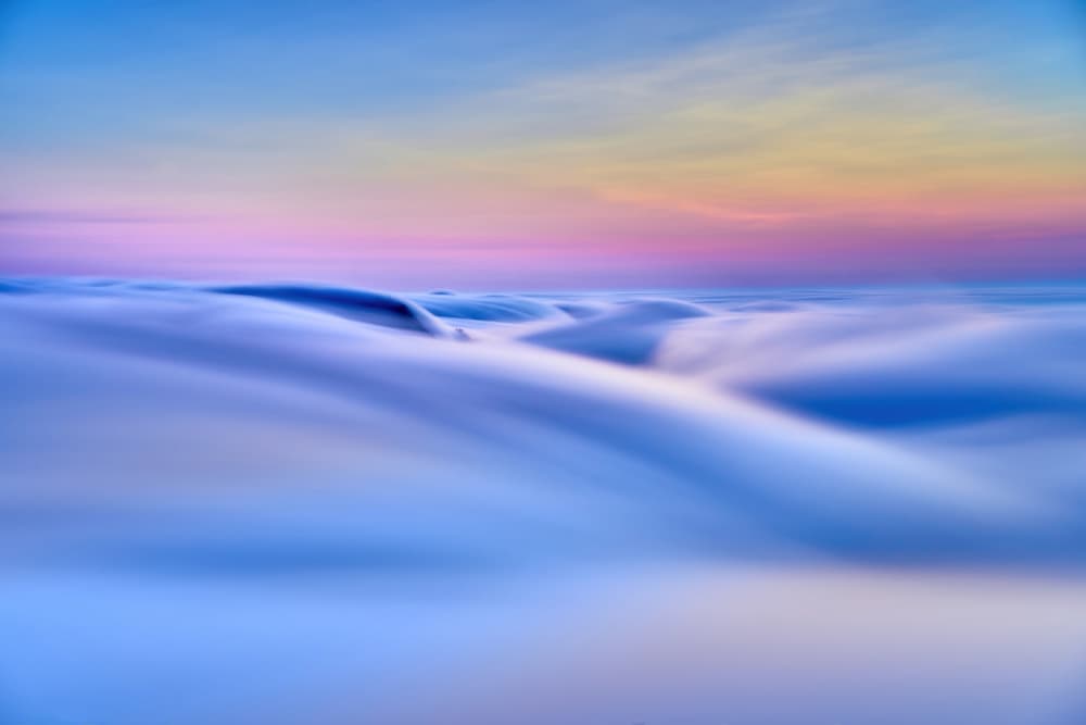 Serene Sunset Cloudscape by MingLun Tsai (蔡明倫) — canvas wall art