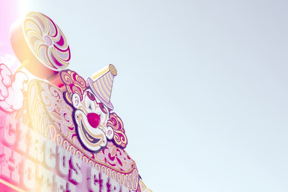 Whimsical Circus Clown Sign by Pictufy Studio III — canvas wall art