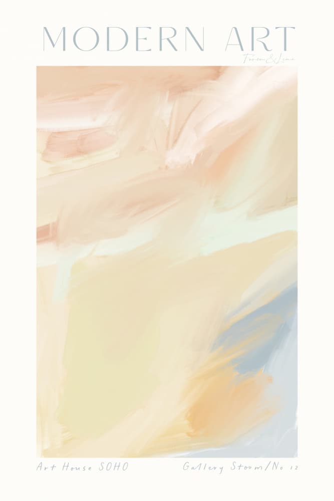 Modern art line no 03 by Treechild — canvas wall art