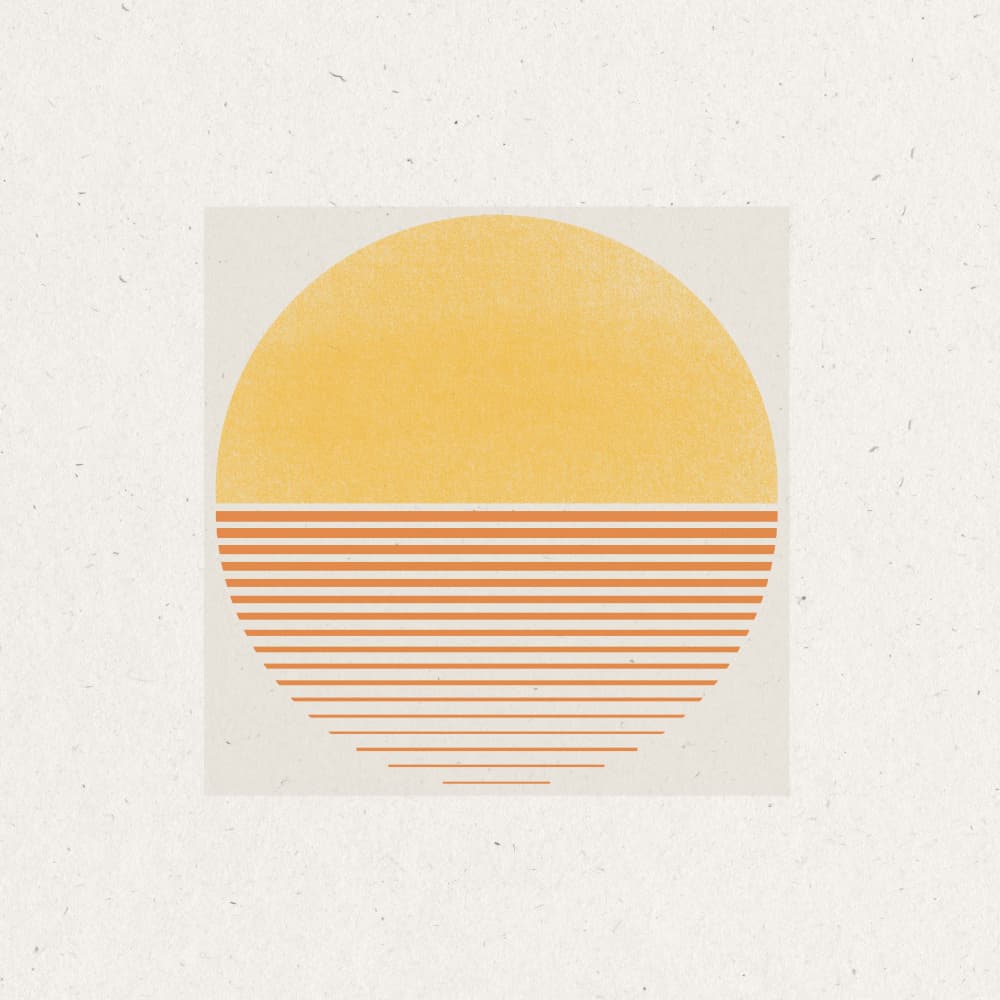 Golden Horizon by THE MIUUS STUDIO — canvas wall art