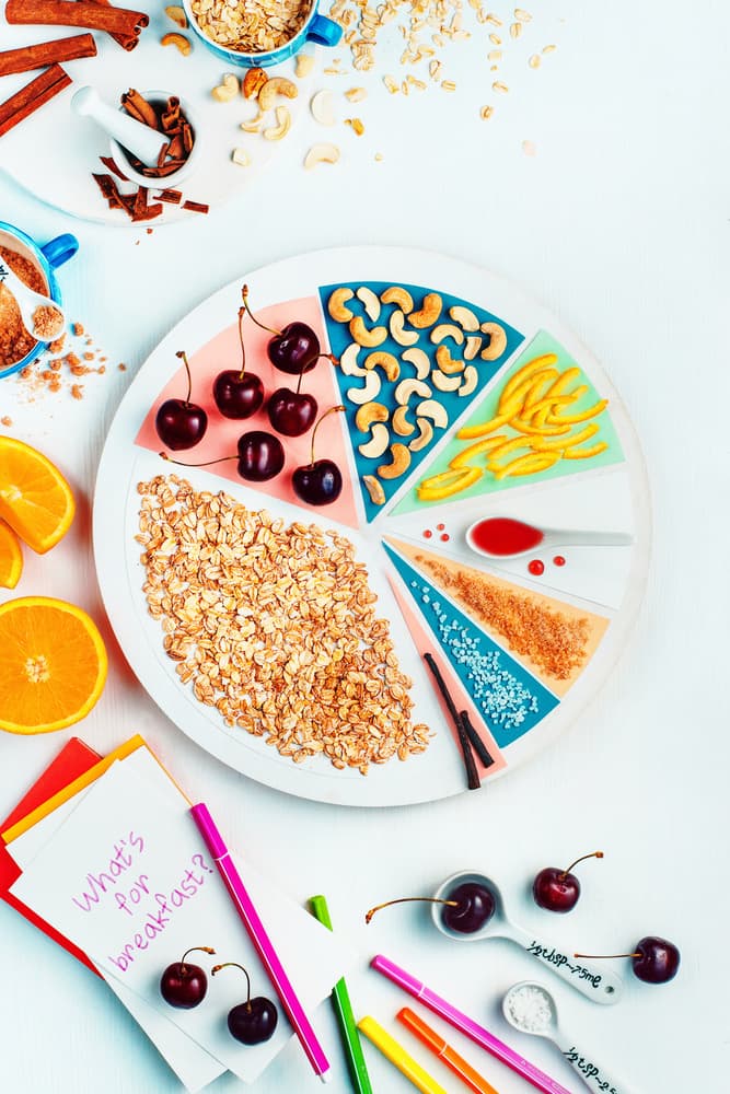 Vibrant Breakfast Ingredients by Dina Belenko — canvas wall art