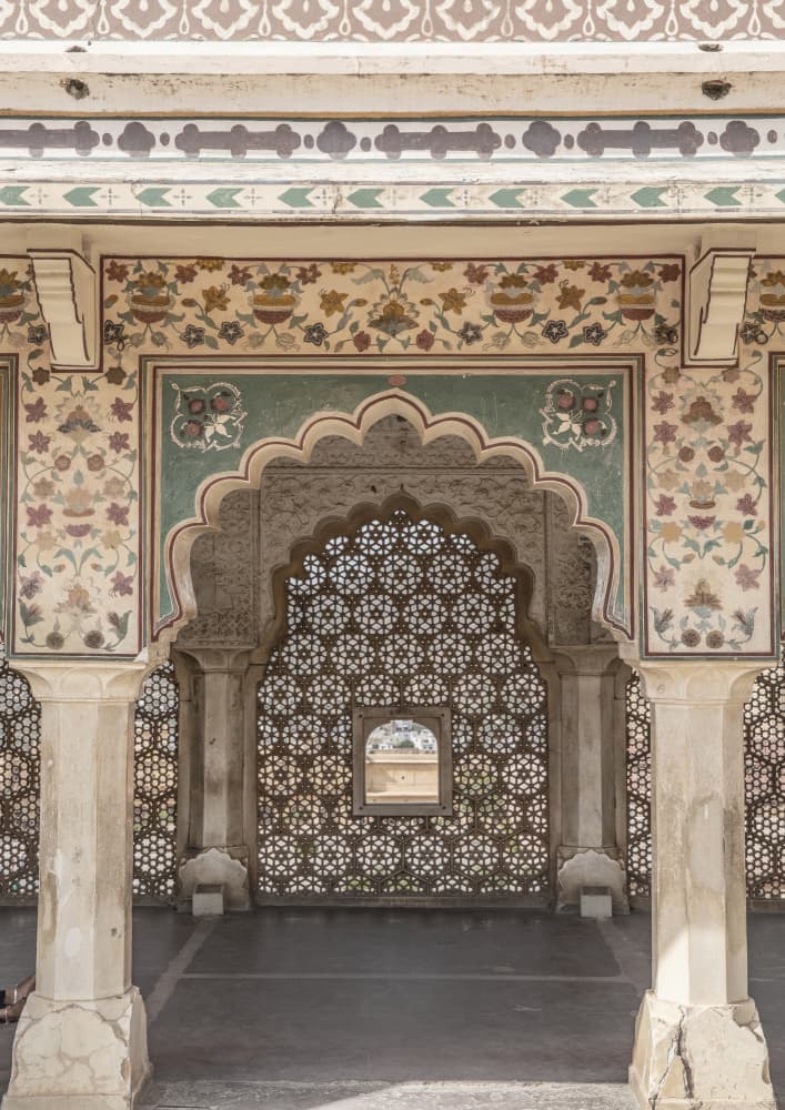 Ornate Archway View by Shot by Clint — canvas wall art