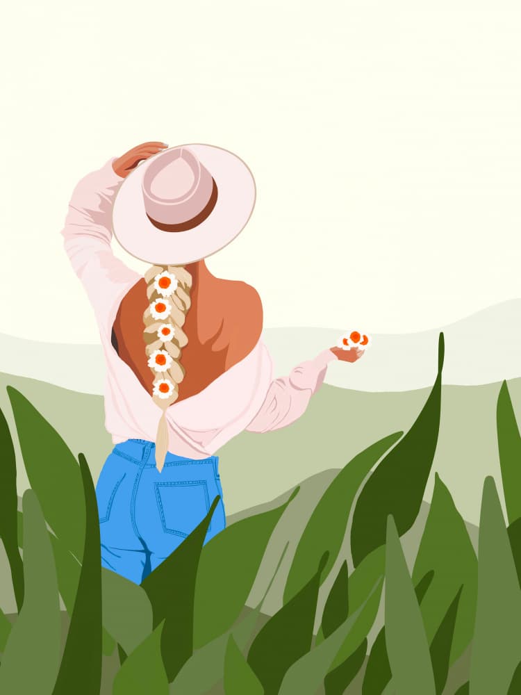 Meadow Daydreams by Emel Tunaboylu — canvas wall art
