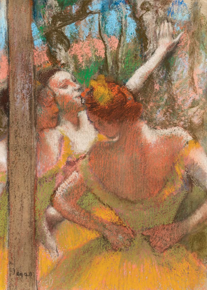 Dancers by Edgar Degas — canvas wall art