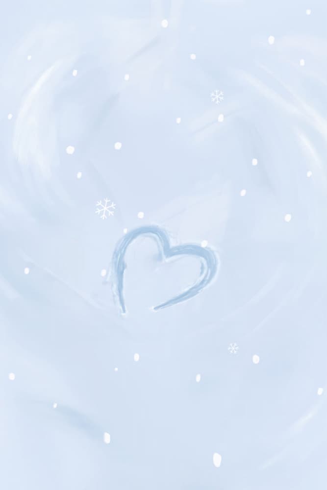 Winter Blue Heart by Xuan Thai — canvas wall art