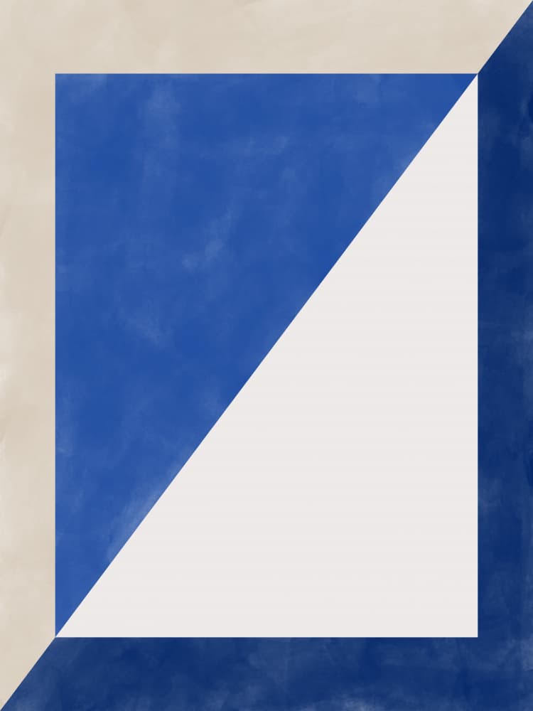 Modern Color Block by Elena Ristova — canvas wall art