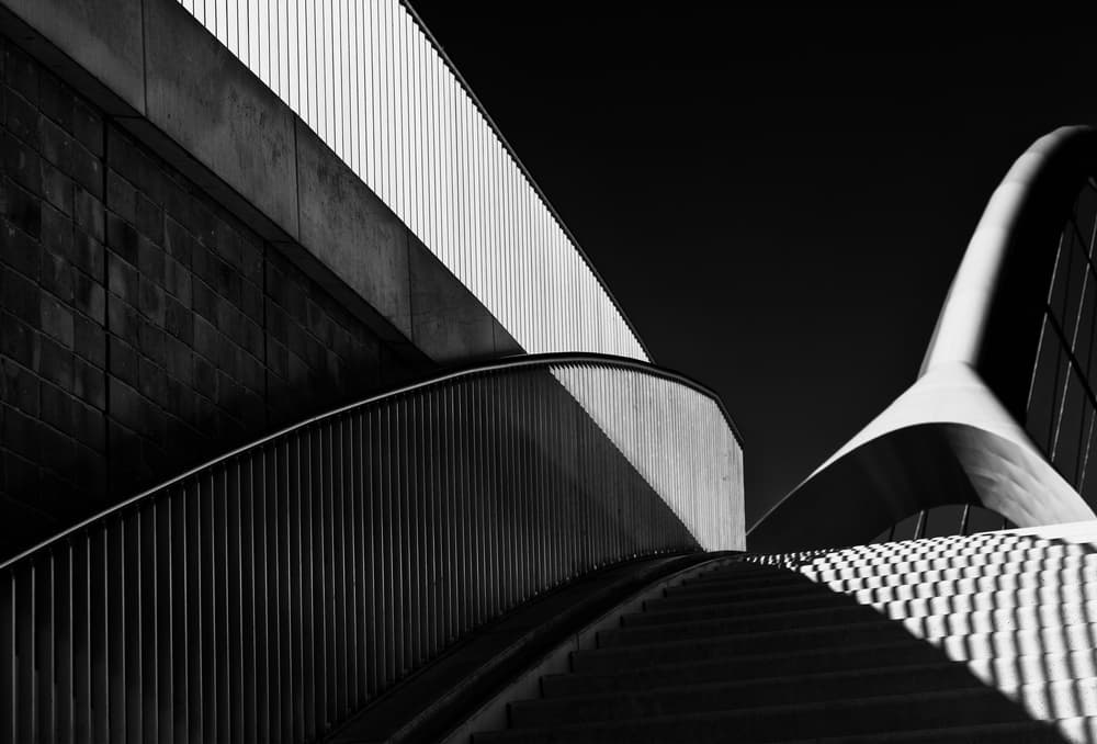 Modern Architectural Curves by Jeroen van de Wiel — canvas wall art