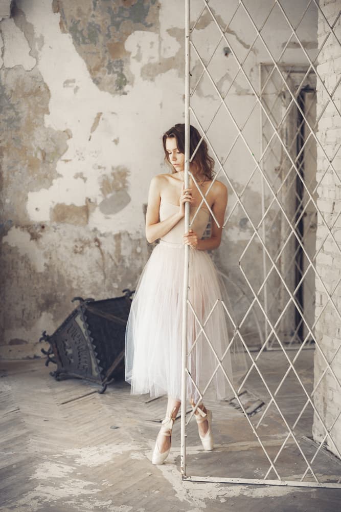 Ballerina in Ruins by Ruslan Bolgov — canvas wall art