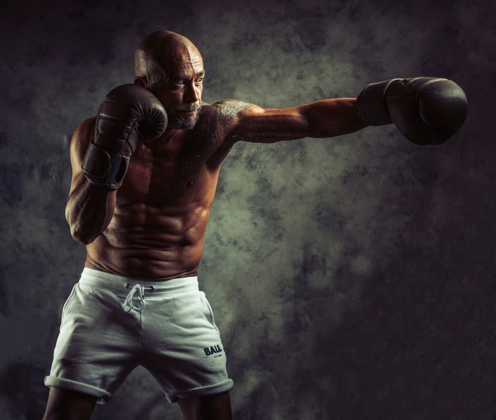Powerful Boxer Punch by gNo — canvas wall art