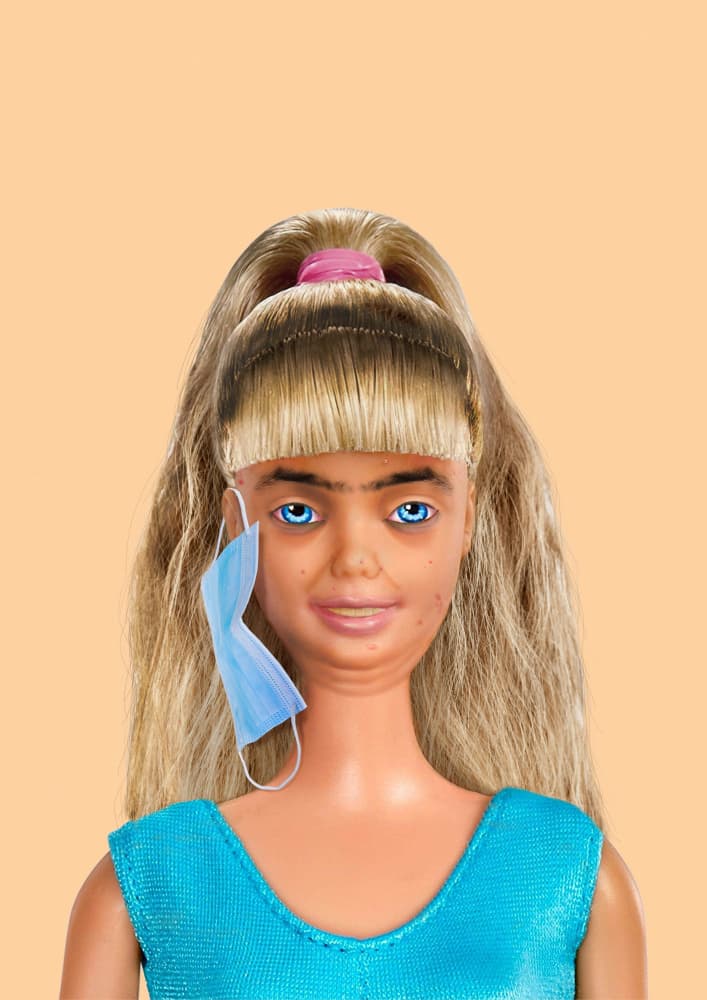 Aging Fashion Doll by Artem Pozdniakov — canvas wall art