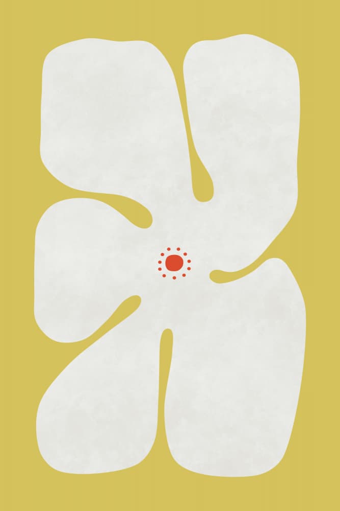 Modern Botanical Bloom by amini54 — canvas wall art