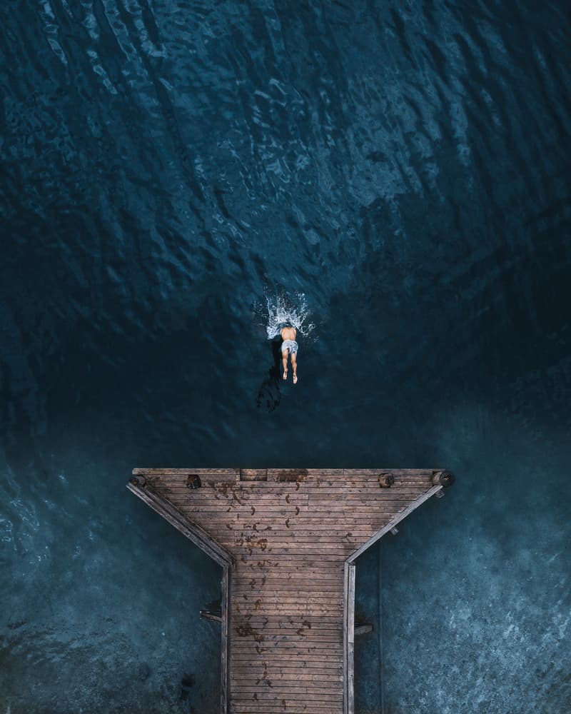 Splash Off The Dock by Witold Ziomek — canvas wall art