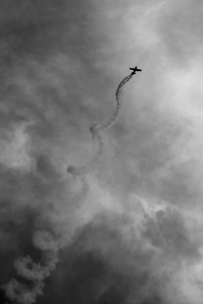 Dynamic Aerobatic Display by Dirim Nasuh — canvas wall art