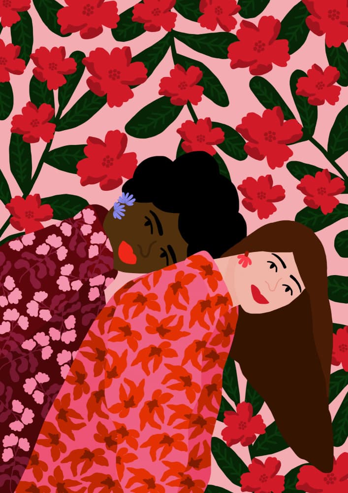 Friendship by Rafaela Mascaro — canvas wall art