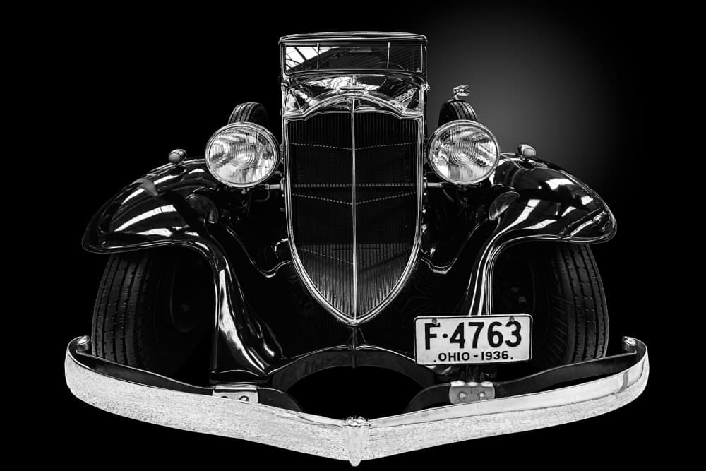 Shiny Classic Car by Roland Weber — canvas wall art