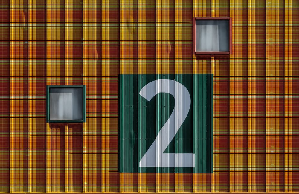 Colorful Plaid Number Two by Jois Domont ( J.L.G.) — canvas wall art